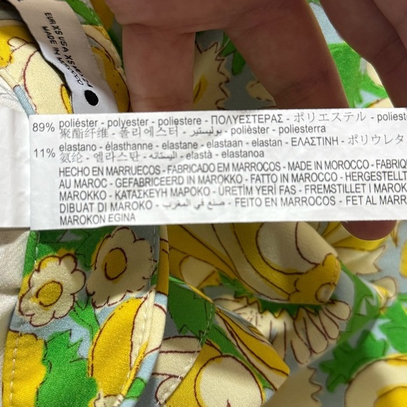 ZARA MULTICOLORED PRINTED PANTS - Picture 10 of 10